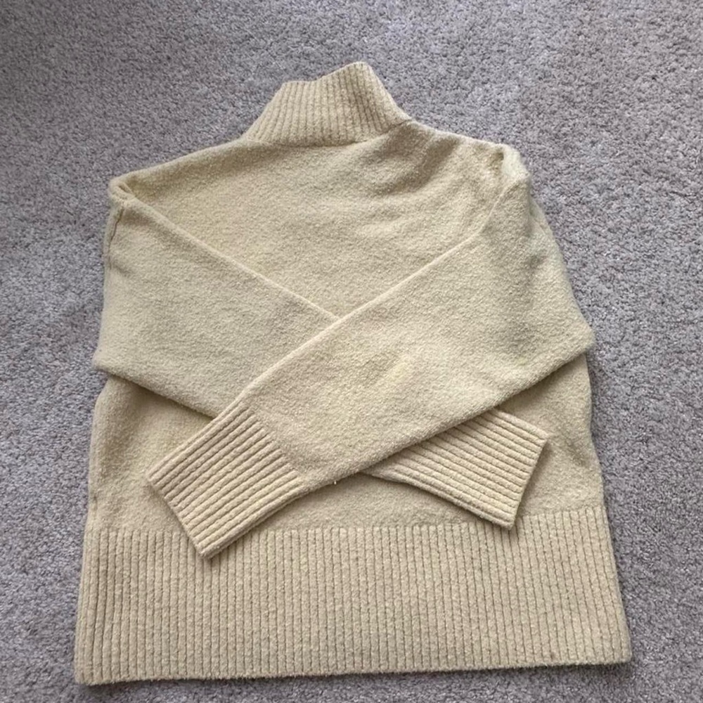 Paris Atlier Yellow Turtleneck Sweater